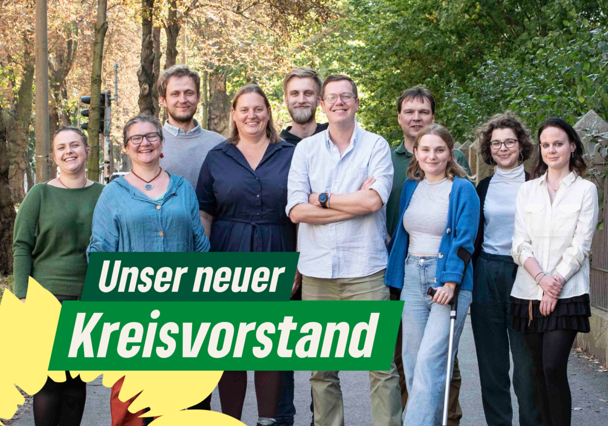 Neuer Kreisvorstand, bestehend aus 6 weiblich gelesenen Personen und 4 männlichen.